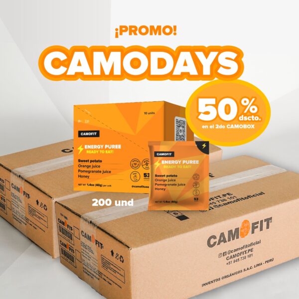 2 CAMO BOX 40g <br><span class="camosub">Camofit 40g x200</span>